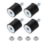 Ammortizzatore per supporto motore con cuscinetto in gomma per ridurre il rumore e le vibrazioni in compressori d'aria, pompe dell'acqua, motori diesel e altro (VD30*30 M8*23)