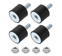 Ammortizzatore per supporto motore con cuscinetto in gomma per ridurre il rumore e le vibrazioni in compressori d'aria, pompe dell'acqua, motori diesel e altro (VD30*20 M8*23)