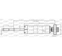 Ammortizzatore (per unità) OPEN PARTS SAB8629.32 per TOYOTA AURIS (_E18_)