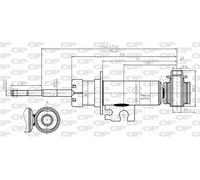 Ammortizzatore (per unità) OPEN PARTS SAB8632.32 per MINI MINI 1.6 Cooper D