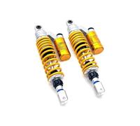 Ammortizzatore Per Yamaha BWS NMAX Aerox155 Per XMAX Pcx125 Scooter 320mm-360mm Ammortizzatore Posteriore Per Motocicletta Regolabile Universale(Yellow 320mm 1pair)