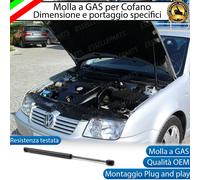 AMMORTIZZATORE PISTONCINO MOLLA A GAS COFANO ANTERIORE PER VOLKSWAGEN BORA