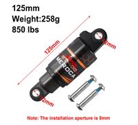 Ammortizzatore Posteriore Ammortizzatore 24MM Nero Leggero Riduce Rumore