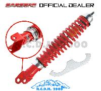 AMMORTIZZATORE POSTERIORE CARBONE REGOLABILE SPORT ROSSO PIAGGIO VESPA 50