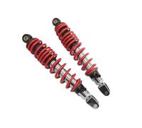 Ammortizzatore posteriore for moto 250mm 270mm 290mm 320mm Sostituzione impermeabile in lega di acciaio adatta for JOG 100 Vitello N1s(10mm-10mm red 25cm)