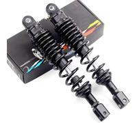 Ammortizzatore Posteriore Mtb, Moto Ammortizzatore 2 pezzi universali 305 mm 320 ammortizzatore pneumatico Uso adatto per moto sospensione posteriore per scooter ATV Quad Dirt Bike(320mm Black)