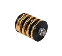 Ammortizzatore Posteriore Mtb Sospensione for bici pieghevole con asse in titanio CNC e molla acciaio inossidabile ammortizzatore posteriore(Gold)
