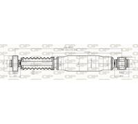 Ammortizzatore posteriore OPEN PARTS SAB8272.32 per CITROËN C4 PICASSO 1.6 HDi