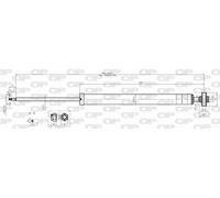 Ammortizzatore posteriore OPEN PARTS SAB8335.32 per MAZDA 5 2.0 CD (CR19)