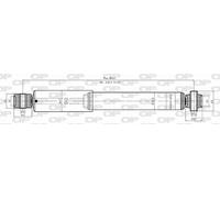 Ammortizzatore posteriore OPEN PARTS SAB8433.32 per FIAT PANDA 1.2
