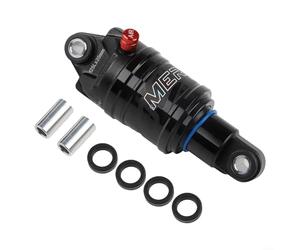 Ammortizzatore posteriore per bicicletta, 125/150/165/190 mm, pressione regolabile, in lega di alluminio, ammortizzatore per mountain bike con presa da 24 mm, nero (125 mm x 20 mm)