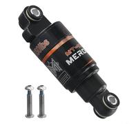 Ammortizzatore posteriore per bicicletta, ammortizzatore a molla a olio per mountain bike e scooter elettrici, in lega di alluminio, lunghezza regolabile 125/150/165/190 mm, boccola da 24 mm, nero