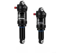 Ammortizzatore posteriore per mountain bike con pistone ad aria e pressione regolabile, progettato per distanza tra i fori di montaggio di 165/190 mm, compatibile con bici da discesa libera ed
