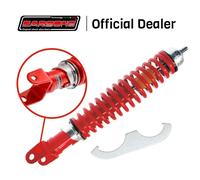 AMMORTIZZATORE POSTERIORE REGISTRABILE CARBONE " SPORT " ROSSO PIAGGIO VESPA ET3