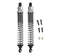 Ammortizzatore posteriore Tbest, accessori per auto telecomandate in lega di alluminio da 2 mm 130 mm per modelli in scala 1/10 giocattolo(Argento) Accessori Per Prestazioni