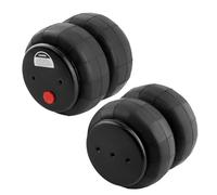 Ammortizzatore Pressione Per Dodge Per Ram 1500/2500/3500 Coppia Anteriore Posteriore Standard 2600 Libbre Sospensione Pneumatica Borsa Resistente 1/2"npt