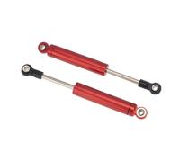 Ammortizzatore Rc Per Axial Per SCX10 II RBX10 Per Wraith Per TRX4 1/10 2 Pezzi RC Crawler Car Incorporato Per Molla Ammortizzatore 70/80/90/100/110mm(Red,80mm)