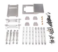 Ammortizzatore Rc Per MN Per MN168 Per MN78 Modello 1/12 RC Auto Ricambi Parti Di Aggiornamento In Metallo Accessori Asta Ammortizzatore Kit Vulnerabilità(Silver)