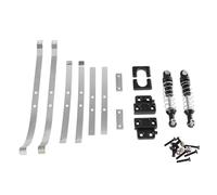 Ammortizzatore Rc Per MN Per MN82 Modello LC79 1/12 RC Car Parts Assale Posteriore In Metallo Migliorato Parti Fisse Ammortizzatore Per Piastre A Molla(Black)