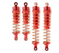 Ammortizzatore Rc Per Traxxas Per Slash 4X4 Per VXL 2WD Per Rustler Per Stampede Per Hoss 1/10 RC Auto Aggiornamenti Parti Auto Ammortizzatore Anteriore E Posteriore(Red)