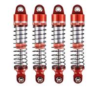 Ammortizzatore Rc Per TRX4M 1/18 9IMOD 52mm Ammortizzatore Filettato Olio Per A Molla Anteriore Posteriore Riparazione Accessori Parti Ricambio(Red)