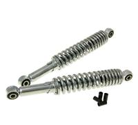 AMMORTIZZATORE Set universale cromato 340 mm - CICLOMOTORE, Scooter, ciclomoto