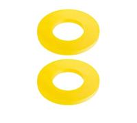 Ammortizzatore Sospensione Pneumatica Anello Gomma Protezione Della Boccola Cuscinetto Degli Ammortizzatori Per SEAT León Mk1 Per Toledo Mk2 Guarnizione Cofano Anteriore Superiore(2pcs yellow)
