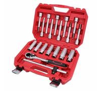 Ammortizzatore Sospensione Puntone Rimozione Dadi + Installatore Kit 18pz Uni...