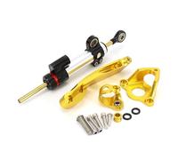 Ammortizzatore Sterzo Compatibile Con CBR600RR 2007-2016 CNC Motorcycle Stabilizer Fiber Carbon Steering Damper Staffa Di Montaggio Kit Accessori Per Moto