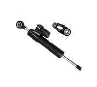 Ammortizzatore Sterzo Moto Per CBR600RR Per CB1000R Per CB650F CBR 600RR CB 1000R 650F Ammortizzatore Direzionale Dello Sterzo Universale 255 Mm(Black)