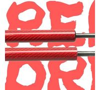 Ammortizzatore Supporto Ammortizzatore A Gas Per Cofano Anteriore Modificato Per Seat Per Ibiza Quarta Generazione (6J/6P) 2008-2017 Hatchback Montanti Cofano(Carbon Fiber Red)