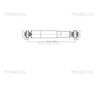 Ammortizzatore TRISCAN 8705 28205 per CITROËN C3 1.4 HDi