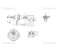 Ammortizzatore TRISCAN 8705 43103 per HYUNDAI i30 1.6 CRDI