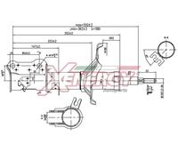 Ammortizzatore XENERGY X043335 per KIA
