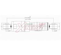 AP XENERGY ammortizzatore X084345 posteriore a gas telescopico bitubo