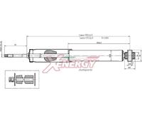 AP XENERGY X236553 Ammortizzatore