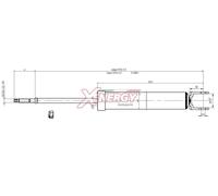 Ammortizzatore XENERGY X243349 per HYUNDAI KIA