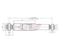 AP XENERGY X357553 Ammortizzatore