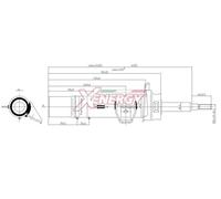 Ammortizzatore XENERGY X626334 per BMW