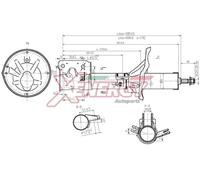 AP XENERGY ammortizzatore X749339 anteriore sinistro a gas McPherson bitubo