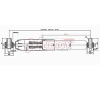 AP XENERGY X800555 Ammortizzatore