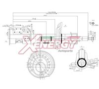 AP XENERGY X905007 Ammortizzatore