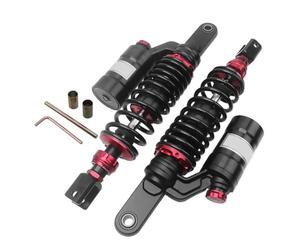 Ammortizzatori 1 Coppia Per PCX150 2018-2020 Ammortizzatori Ad Aria Kit Nero Rosso 350mm Acciaio Solido + Accessorio Moto In Lega Di Alluminio Ammortizzatore