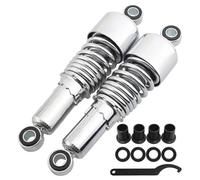 Ammortizzatori 1 Paio Di Ammortizzatori Posteriori Per Motociclette 267MM Sospensioni Molle Per Touring Per Electra Glide Per Road King Per Sportster 883 Ammortizzatore Posteriore(Chrome)