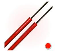 Ammortizzatori A Gas 2 Pezzi Per Mitsubishi Per Montero Sport (K80/K90/PA/PA II) SUV 1996-2006 Supporti Sollevamento Bagagliaio Molle A Gas Ammortizzatori(Red Carbon Fiber)