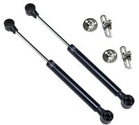 Ammortizzatori a Gas, 4 Pezzi, a, Cerniera Morbida con Coperchio Aperto, Supporto for a, Braccio Idraulico for Bar, Armadietto da Cucina, Scatole di Giochi, Cerniere for Armadietti(Black,A 100N)