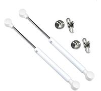Ammortizzatori a Gas, 4 Pezzi, a, Cerniera Morbida con Coperchio Aperto, Supporto for a, Braccio Idraulico for Bar, Armadietto da Cucina, Scatole di Giochi, Cerniere for Armadietti(White,A 100N)