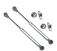 Ammortizzatori a Gas, 4 Pezzi, a, Cerniera Morbida con Coperchio Aperto, Supporto for a, Braccio Idraulico for Bar, Armadietto da Cucina, Scatole di Giochi, Cerniere for Armadietti(Silver,A 100N)