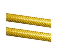Ammortizzatori A Gas Portellone Posteriore Per Lancer Per Evolution X Per CZ4A 2007-2016 Con Spoile Tronco Boot Ascensore Supporta Ammortizzatore Asta(Yellow Carbon Fiber)