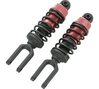 Ammortizzatori a olio in alluminio Reely 1:6 Rosso con molle Nero 125 mm 2 pz.